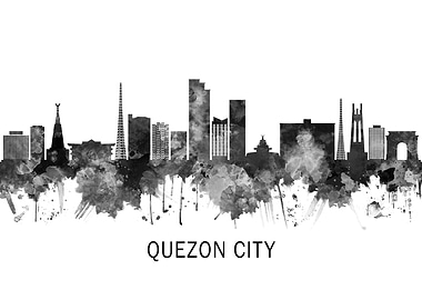 Quezon City Philippines BW
