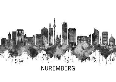 Nuremberg Germany Skyline