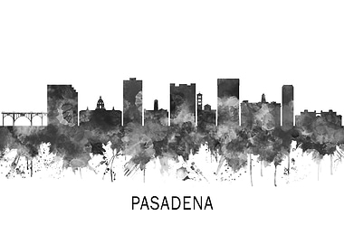 Pasadena California BW
