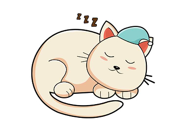 Cat Sleeping Sleepyhead