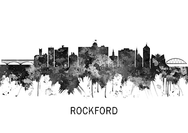 Rockford Illinois Skyline