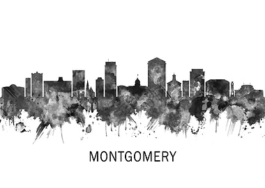 Montgomery Alabama Skyline