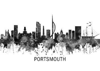 Portsmouth England Skyline