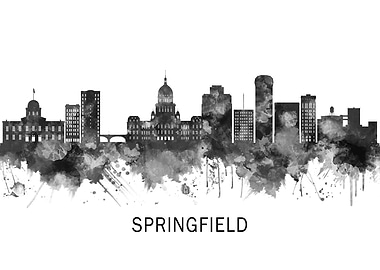 Springfield Illinois BW