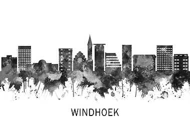 Windhoek Namibia Skyline