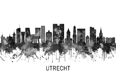 Utrecht Skyline BW