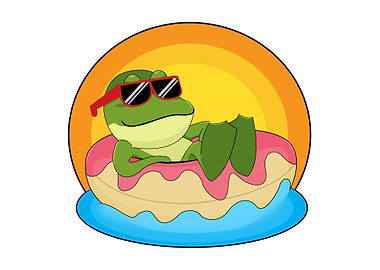 Frog Swimming Sunglasses