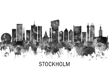 Stockholm Sweden Skyline
