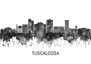 Tuscaloosa Alabama Skyline