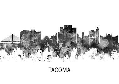 Tacoma Washington Skyline