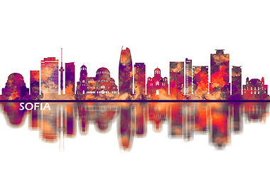 Sofia Bulgaria Skyline
