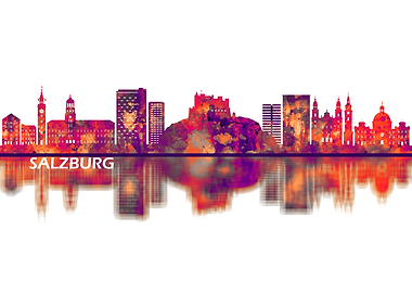 Salzburg Austria Skyline