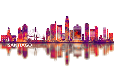Santiago Chile Skyline