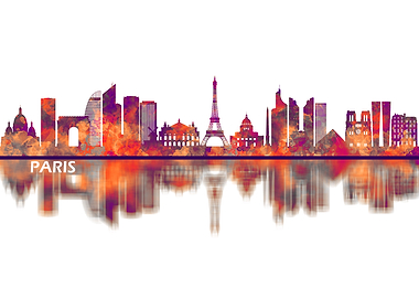 Paris France Skyline