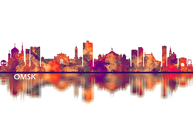Omsk Russia Skyline