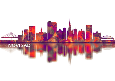 Novi Sad Serbia Skyline