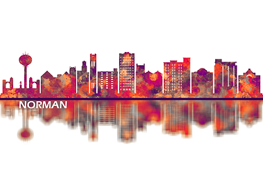 Norman Oklahoma Skyline