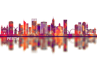 Perth Australia Skyline