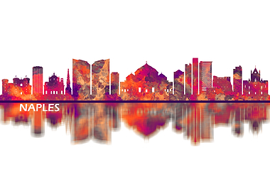 Naples Italy Skyline