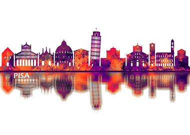 Pisa Italy Skyline