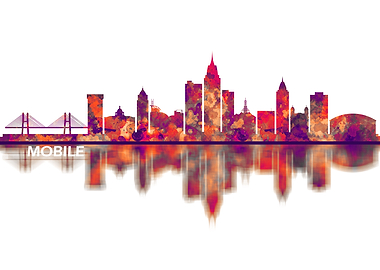 Mobile Alabama Skyline