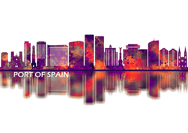 Port Of Spain Skyline