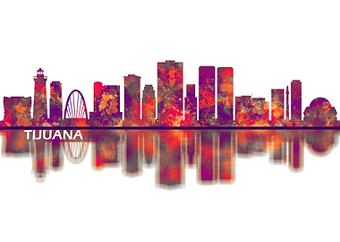 Tijuana Mexico Skyline