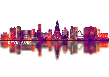 Reykjavik Iceland Skyline