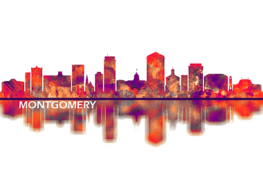 Montgomery Alabama Skyline