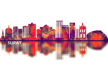Surat India Skyline