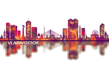 Vladivostok Russia Skyline