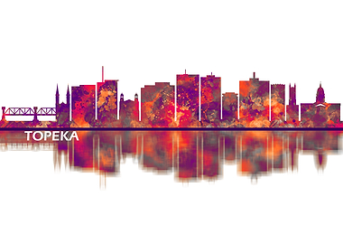 Topeka Kansas Skyline