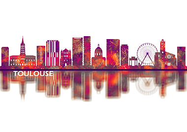 Toulouse France Skyline