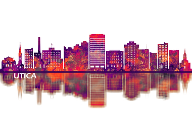 Utica New York Skyline
