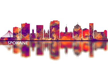 Spokane Washington Skyline