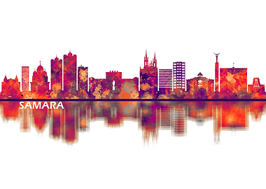 Samara Russia Skyline