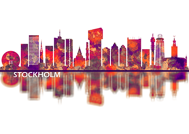 Stockholm Sweden Skyline