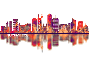 Nuremberg Germany Skyline