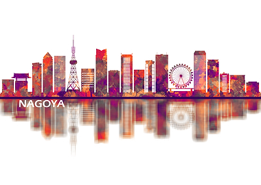 Nagoya Japan Skyline