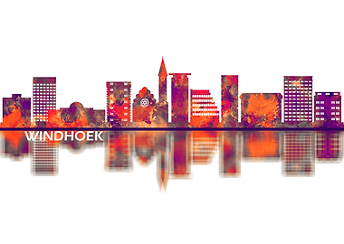 Windhoek Namibia Skyline