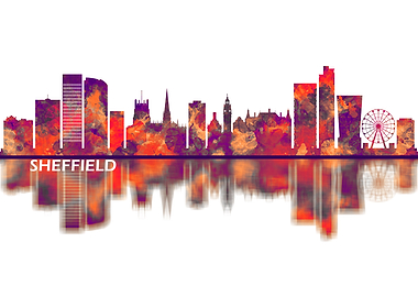 Sheffield England Skyline