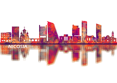 Nicosia Cyprus Skyline