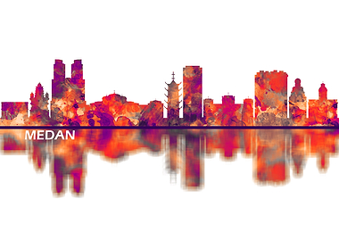 Medan Indonesia Skyline