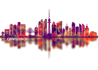 Qingdao China Skyline