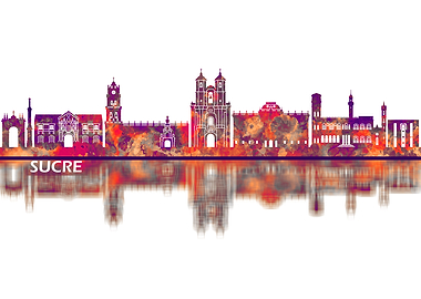 Sucre Bolivia Skyline