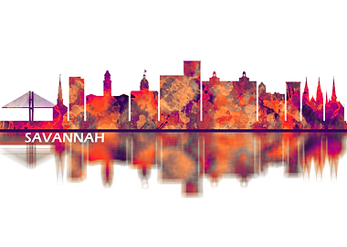 Savannah USA Skyline