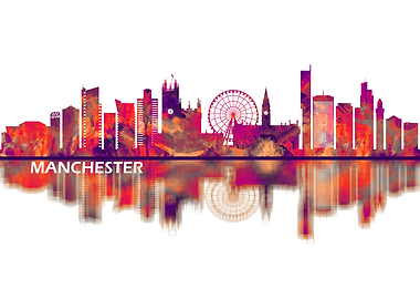 Manchester England Skyline