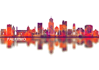 Palermo Italy Skyline
