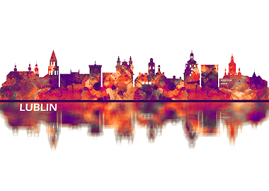 Lublin Poland Skyline