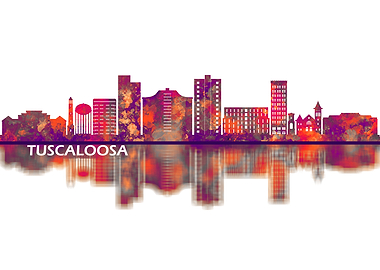 Tuscaloosa Alabama Skyline